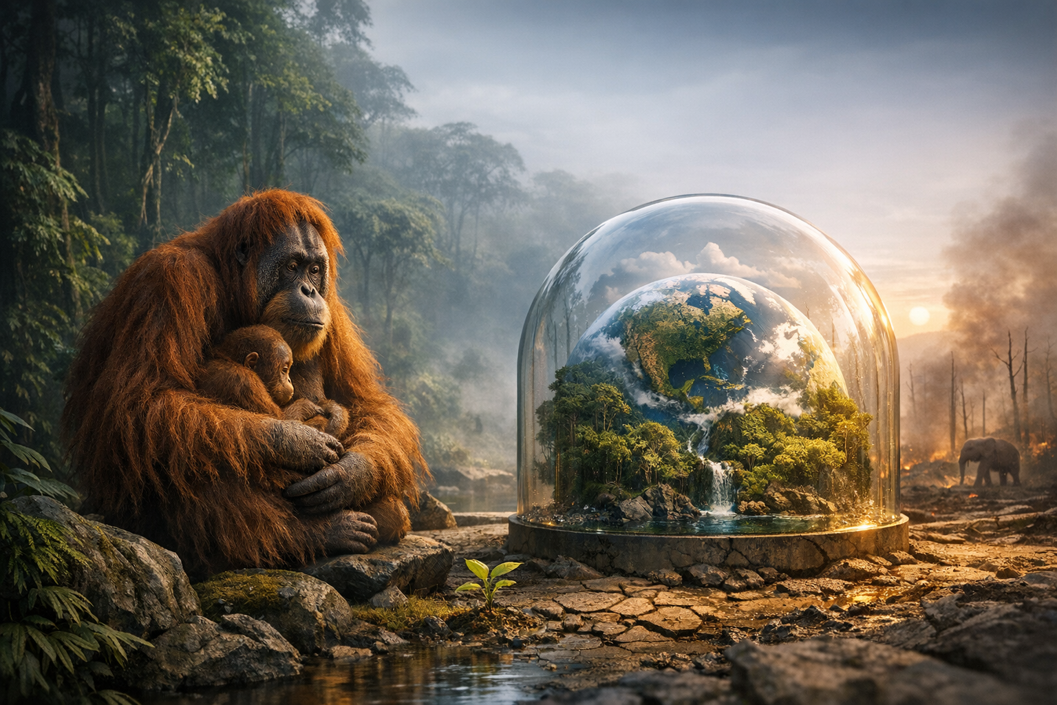 Pourquoi la survie des orangs-outans protège notre planète