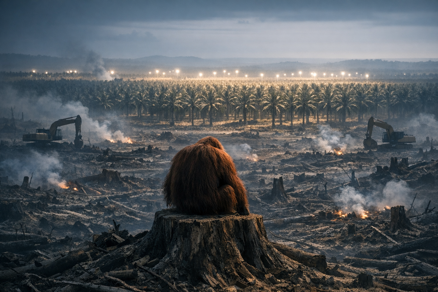 Orangutan Deforestation the Crisis Palm Oil Built Overnight